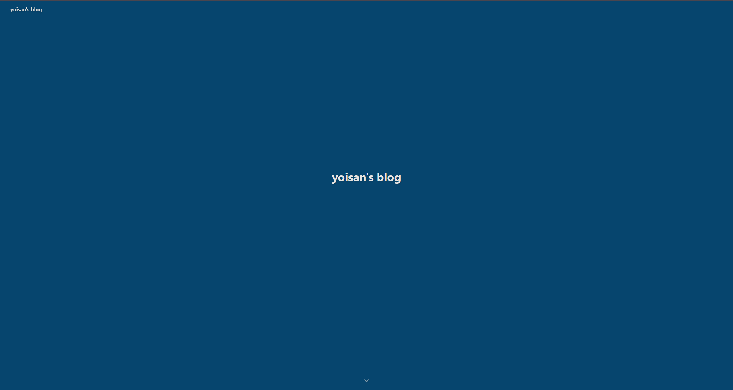 首页内容(这里我修改了 _config.yml 中的一些配置)